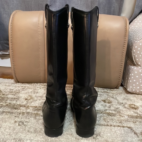 Frye Melissa Tall Boots, Black, 10 - Picture 4 of 8